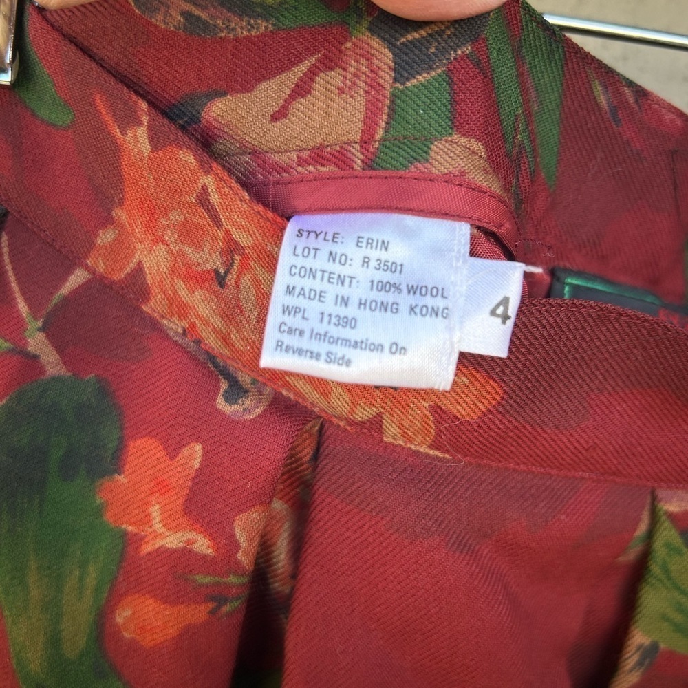 Abercrombie & Fitch Floral Maxi Skirt - Red and Green - Picture 6 of 10